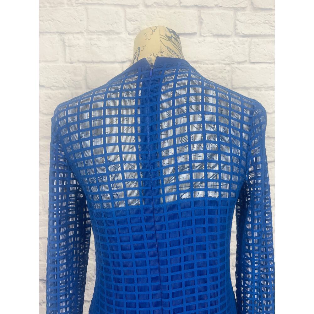 K. Jordan Blue Fitted Cocktail Dress - Size Small - Picture 7 of 11